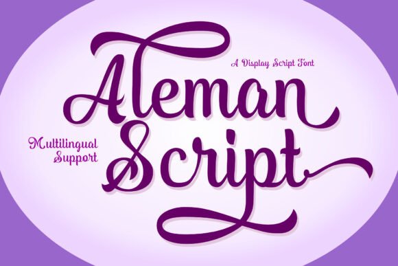 Aleman Script: Bringing Vintage Charm to Modern Design