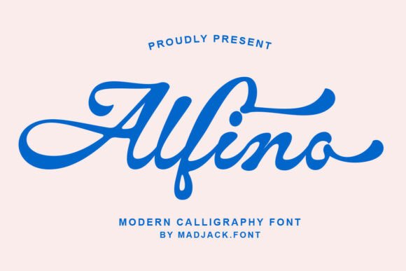 Alfino Script: A Bold, Rounded Typeface for Creative Projects