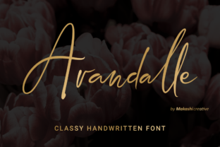 Arandalle Script: Crafting Visual Elegance