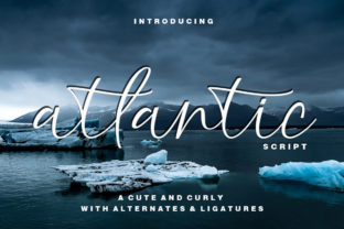 Atlantic Script: A Vintage Yet Clean Typeface for Modern Creators