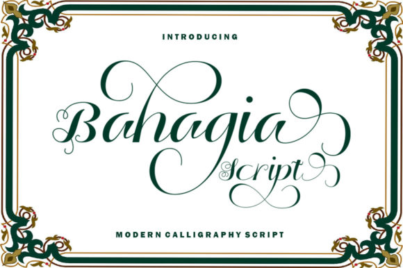 Bahagia Script: A Dazzling Addition to Your Design Toolkit