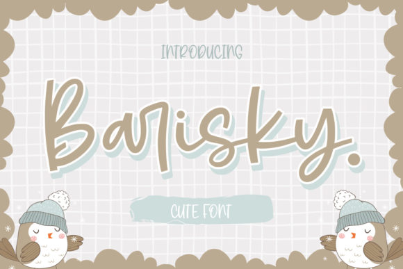Barisky Cute Script: A Playful Touch for Modern Designs