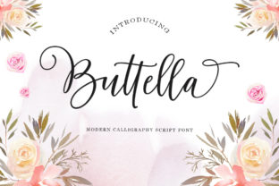 Buttella Script: The Modern Calligraphy Font for Elegant Designs