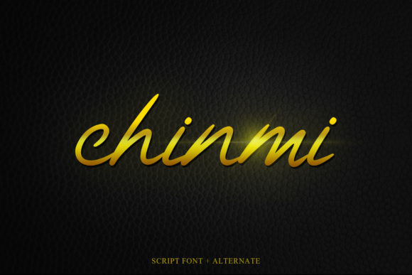 Chinmi Script: Crafting Elegance with a Rare Taste