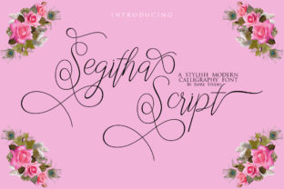 Elevate Your Designs with Segitha Script's Elegance