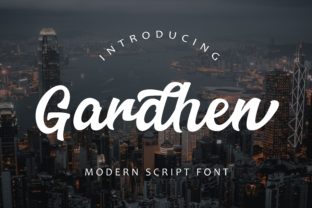 Gadhen Script: A Handwritten Font with Real Character