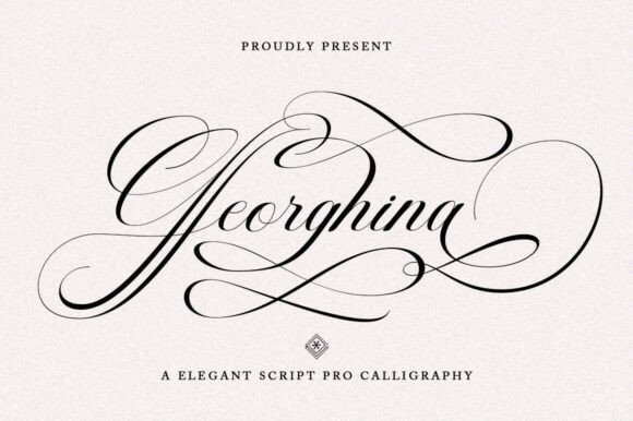 Georghina Script Pro: The Calligraphy Font for Rustic Elegance