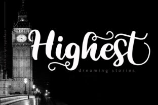 Highest Script: A Modern Handwritten Font for Elegant Design