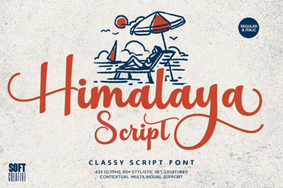 Himalaya Script: Crafting Warmth and Nostalgia in Design