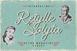 Retylle Solyta Script: Crafting Vintage Charm