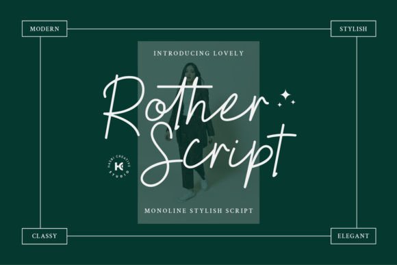 Rother Script: Where Modern Calligraphy Meets Monoline Precision