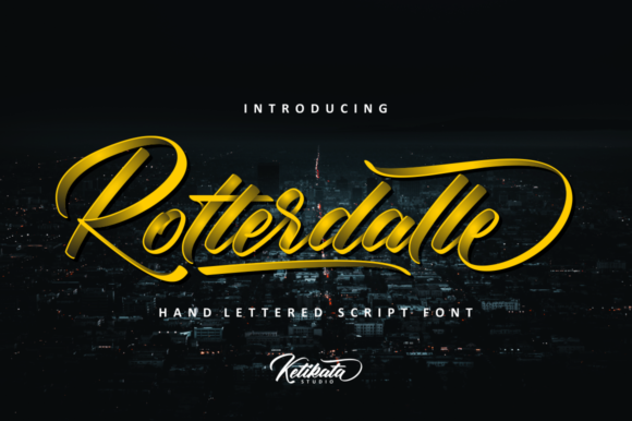 Rotterdalle Script: A Fresh Take on Hand-Lettered Style