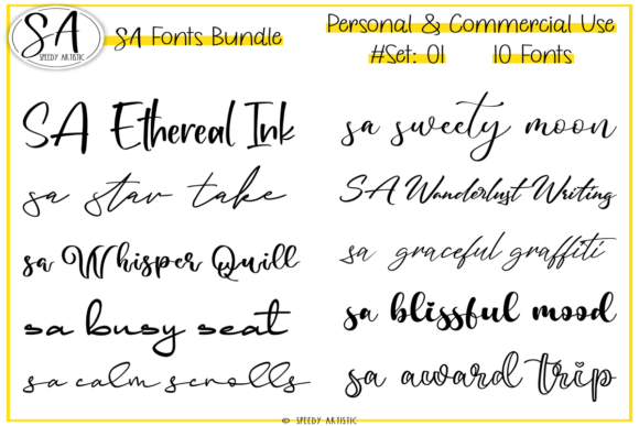 Script and Handwritten Bundle 1: Your Toolkit for Everyday Creativity
