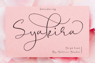 Syakira Script: A Romantic Typeface for Modern Design
