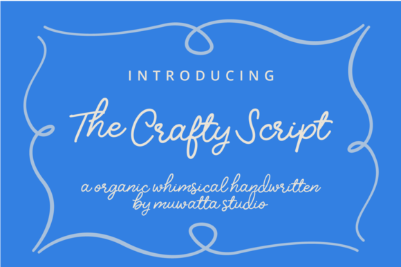 The Crafty Script: A Font for Handmade Charm