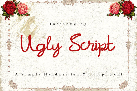 Ugly Script: A Delicate Handwritten Font for Modern Design
