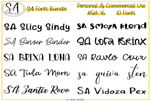 Unlocking Everyday Creativity with Script and Handwritten Bundle 16